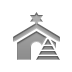 synagogue,pyramid icon