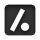 dot, logo, slash, square icon
