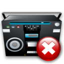 tape,recoder,close,no,cancel,stop icon