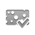 sponge,checkmark icon