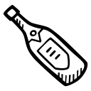 celebration, champagne, new year, party svg vector icon