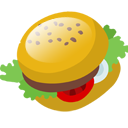 burger, fast food, hamburger, junk food icon
