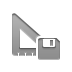 ruler,square,diskette icon