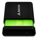 sony,microvault,green icon
