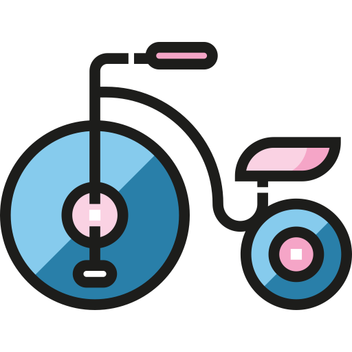 Tricycle svg vector icon