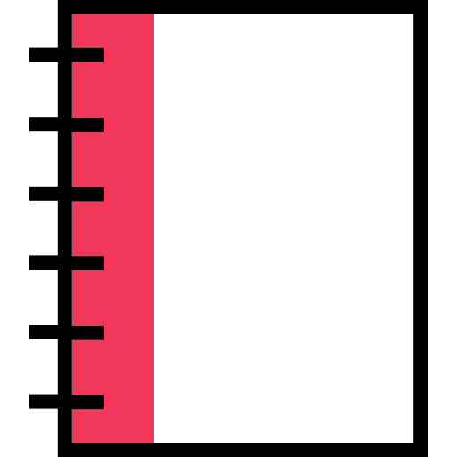 Notebook svg vector icon
