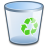 recycle,bin,empty,blank icon
