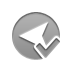 arrowhead,left,checkmark icon