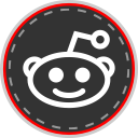 media, online, reddit, social svg vector icon