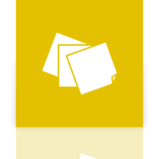 sticky,note,mirror icon