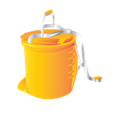 bucket, cleaning, foot, janitor, wringer icon
