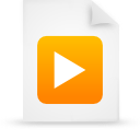document, file, orange, paper icon