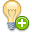 lightbulb,add,plus icon