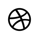 company, dribbble, logo, media, social svg vector icon