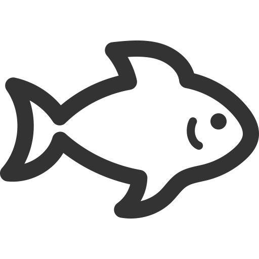 Fish svg vector icon