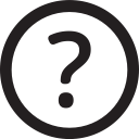 faq, linecon, question, round svg vector icon