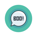 boo, halloween, holiday, scary, spooky svg vector icon