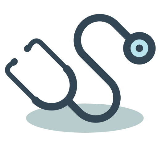 Stethoscope svg vector icon