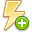 lightning,add,plus icon