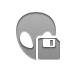 alien,gray,diskette icon
