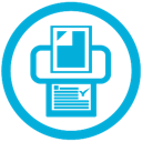 mb, print icon