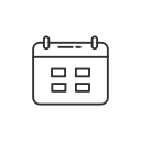 calendar, date, facebook, fb svg vector icon