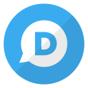 disqus, logo, website svg vector icon