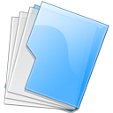 folder,blue icon
