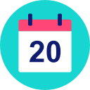 calendar, date, event, month, plan, schedule svg vector icon