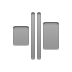 space,evenly,horizontal icon