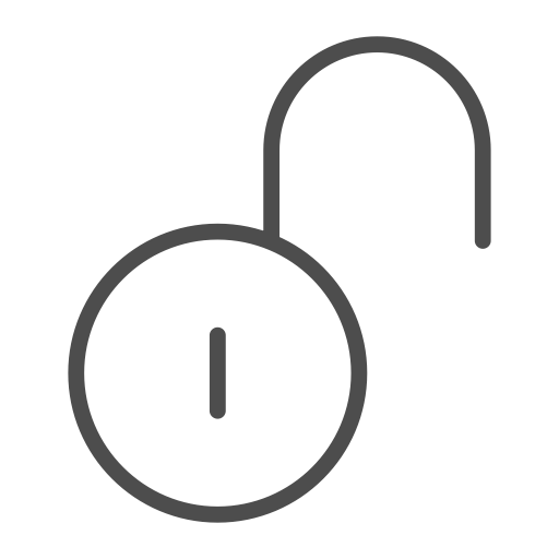 Unlock svg vector icon