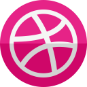 dribbble svg vector icon