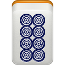 mahjong, pin icon