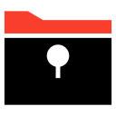 folder, folderlock, lock, security svg vector icon
