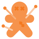 doll, halloween, holyday, torture, woodoo svg vector icon