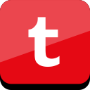 connect, media, online, social, tumblr svg vector icon