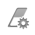 eraser,gear icon
