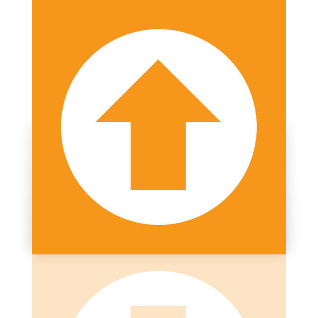 center, mirror, ms, office, upload icon