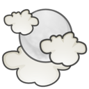 stock,weather,night,few,cloud,climate icon