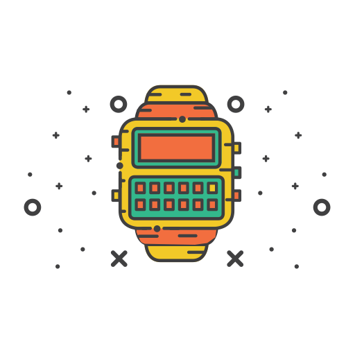 Electronic Watch svg vector icon