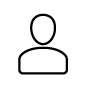contact, contacts, person, slim contact icon