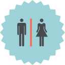 changing room, female, locker, male, rooms svg vector icon