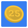 coin, flip icon