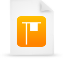 document, file, orange, paper icon