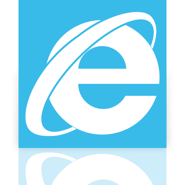 explorer, internet, mirror icon