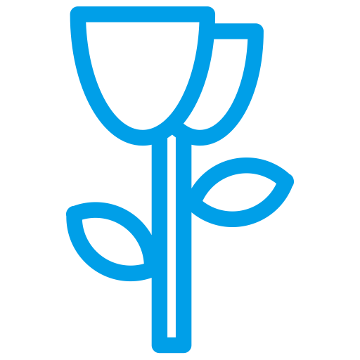 Rose svg vector icon