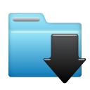 folder,download,descending,fall,decrease,down,descend icon