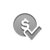 coin,dollar,checkmark icon