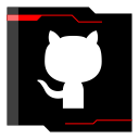 github, internet, web svg vector icon