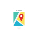 application, map svg vector icon